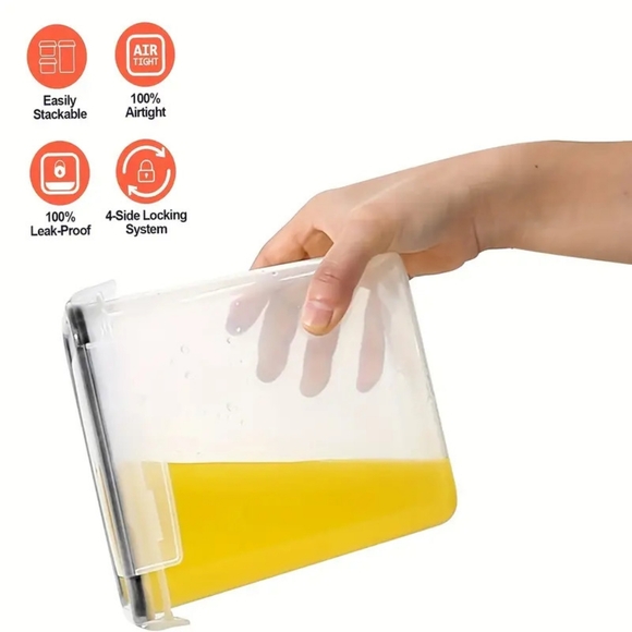 24-Piece BPA-Free Airtight Food Storage Containers Set – Includes Labels - Picture 5 of 6